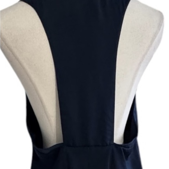 ASOS DESIGN Bias Cut Plunge Satin Midi
Dress Racer Back Navy Blue Size 8 Party - Picture 6 of 10